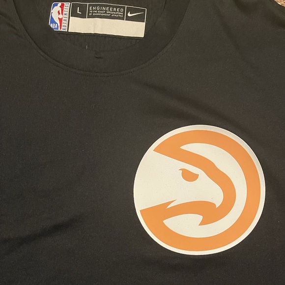 *NWT*Men Nike Atlanta Hawks Player Shooting Shirt - Picture 3 of 6